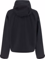 Black Polyester Shell Jacket 2