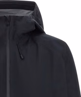 Black Polyester Shell Jacket 3
