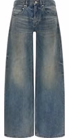 Blue Cotton Relaxed Fit Jeans 1