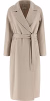 Beige Virgin Wool Coat 1