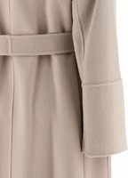 Beige Virgin Wool Coat 4