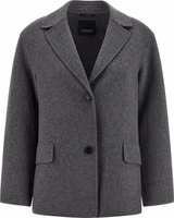 Gray Virgin Wool Blazer 1