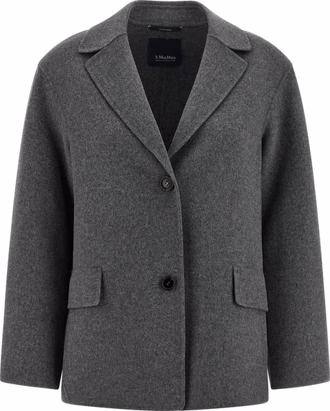 Gray Virgin Wool Blazer
