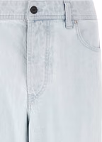 Blue Cotton Straight-Leg Jeans 3