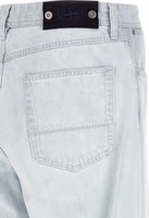 Blue Cotton Straight-Leg Jeans 4