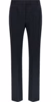 Blue Cotton Flared Pants 1