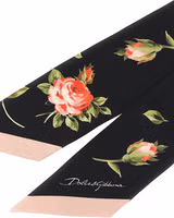 Black Silk Foulard 3