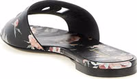 Black Calfskin Slides 3