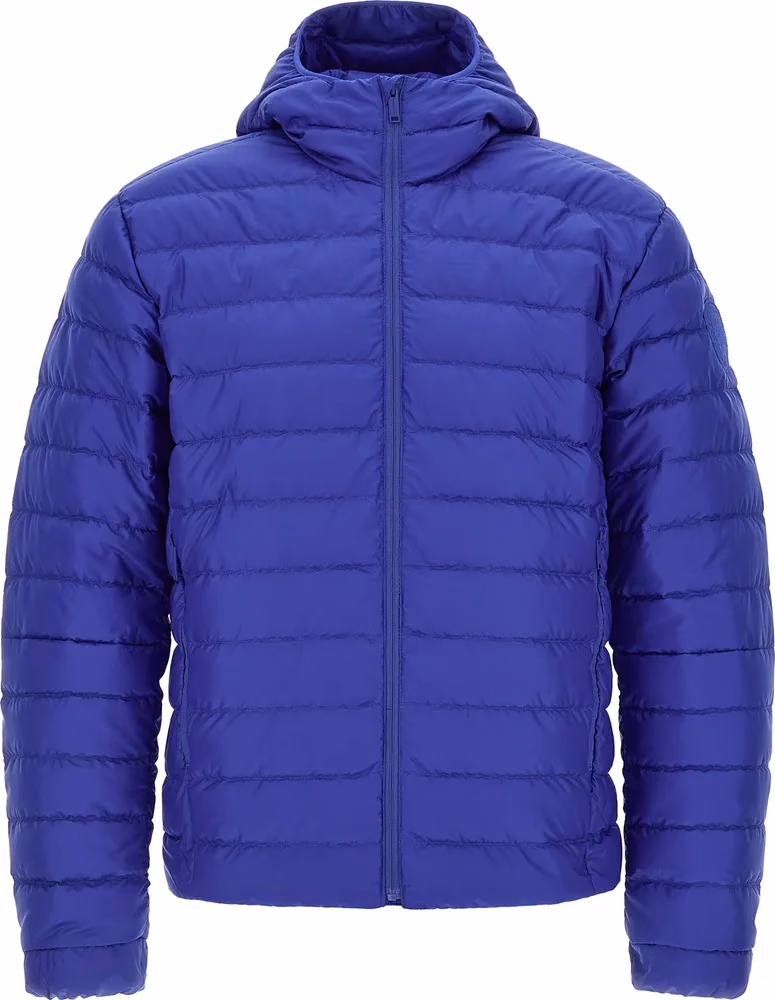 Blue Polyamide Full-Length Jacket