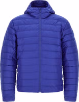 Blue Polyamide Full-Length Jacket 1