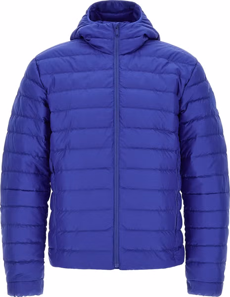 Blue Polyamide Full-Length Jacket