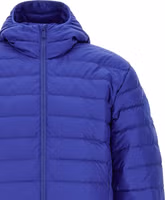 Blue Polyamide Full-Length Jacket 3