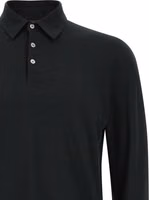 Black Cotton Polo Shirt 3