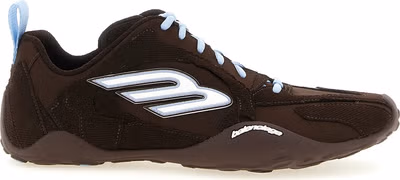 Brown Polyester Athletic Sneakers