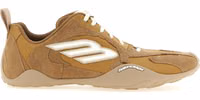 Beige Polyester Athletic Sneakers 1