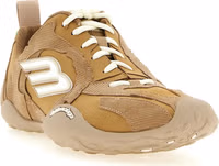 Beige Polyester Athletic Sneakers 2