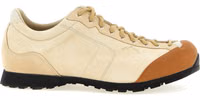 Beige Leather Athletic Sneakers 1
