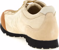 Beige Leather Athletic Sneakers 3