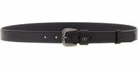 Black Calfskin Regular Belt 1