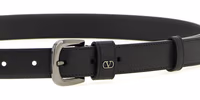 Black Calfskin Regular Belt 3