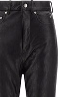 Black Lamb Leather Pants 3