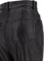 Black Lamb Leather Pants 4