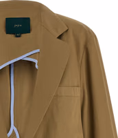 Beige Cotton Blazer 4