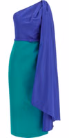 Multicolor Silk Midi Dress 1
