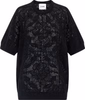 Black Cotton Cardigan 1