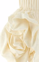 White Silk Short Dress 4
