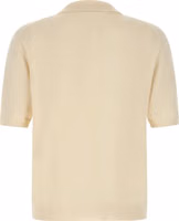 Beige Cotton Polo Shirt 2