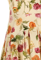 Beige Cotton Midi Dress 4