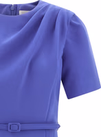 Blue Polyester Midi Dress 3