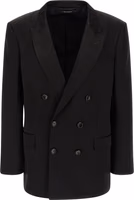 Black Viscose Blazer 1
