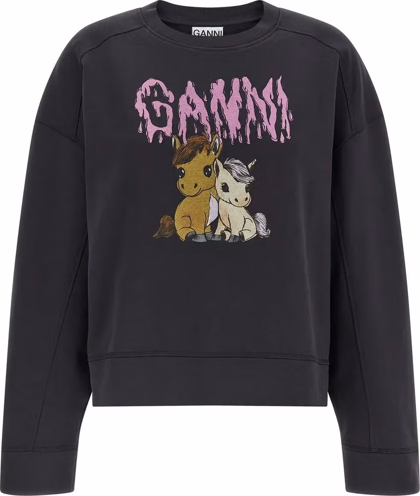 Black Organic Cotton Sweatshirt