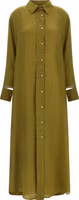 Bicolor Silk Long Dress 1