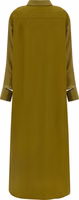 Bicolor Silk Long Dress 2