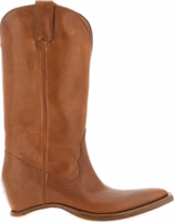 Brown Bovine Leather Chelsea Boots 1