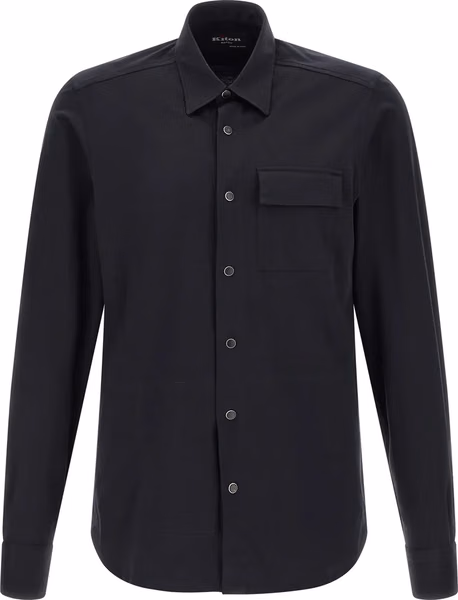 Blue Cotton Blouse