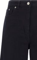 Blue Cotton Flared Pants 3