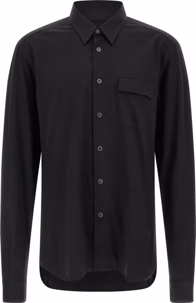 Black Cotton Blouse