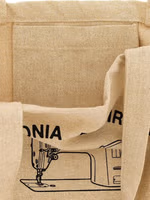 Beige Cotton Tote Bag 4