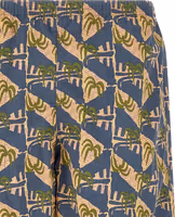 Blue Polyester Swim Shorts 3