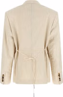 Beige Cotton Blazer 2