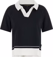 Bicolor Polyester Polo Shirt 1