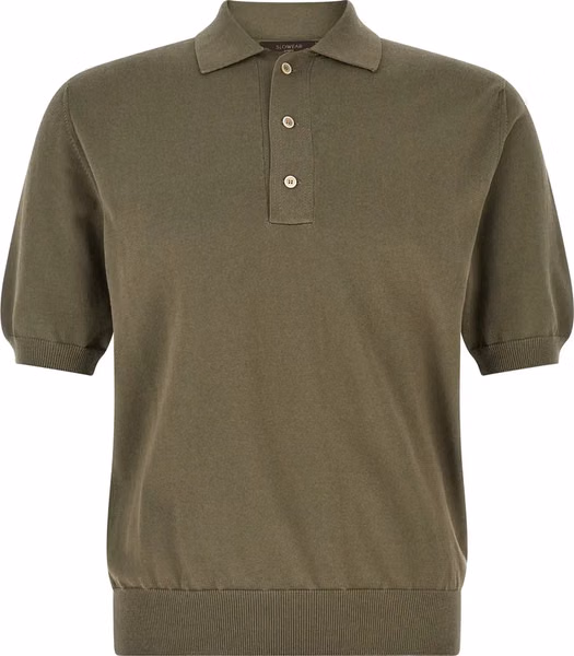 Bicolor Cotton Polo Shirt