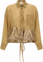 Brown Tencel Blouse 1