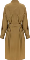 Brown Cotton Midi Dress 2