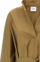 Brown Cotton Midi Dress 3