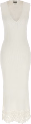 White Organic Cotton Long Dress